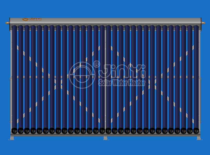 Heat Pipe Solar Collector Front View